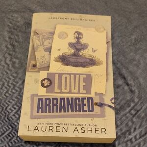 Love Arranged by - Cream and Purple Decorative Book